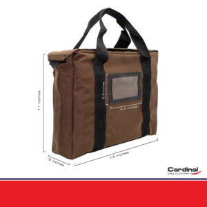 Fire Resistant Briefcase Bag 14x11x3 measurements.jpg