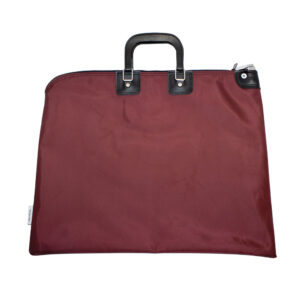 HIPPA Bag with Handles Burgundy Back.jpg