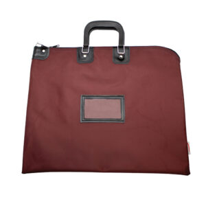 HIPPA Bag with Handles Burgundy Front.jpg