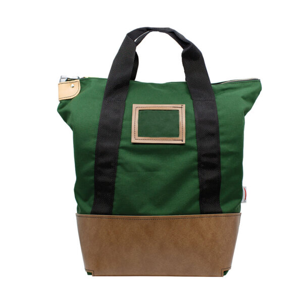 Heavy Duty Locking Courier Bags Forest Green Front.jpg