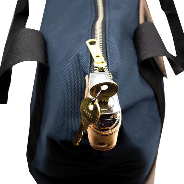 Heavy Duty Locking Courier Bags Navy Top.jpg