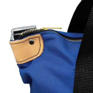 Heavy Duty Locking Courier Bags Royal Blue Lock.jpg