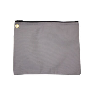 Interoffice Transit Bag Canvas 14x11 Gray Back.jpg