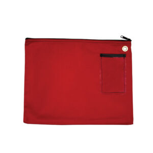 Interoffice Transit Bag Canvas 14x11 Red Front.jpg