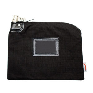 Locking Bank Bag 1000 Denier Nylon Combo Lock Black Front.jpg