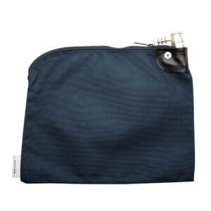 Locking Bank Bag 1000 Denier Nylon Combo Lock Navy Back.jpg