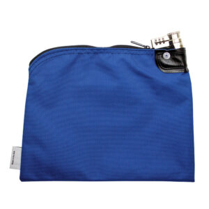 Locking Bank Bag 1000 Denier Nylon Combo Lock Royal Blue Back.jpg