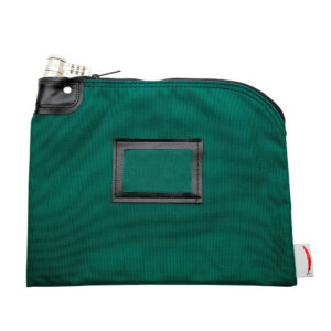 Locking Bank Bag 1000 Denier Nylon Combo Lock Teal Front.jpg