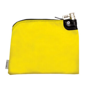 Locking Bank Bag 1000 Denier Nylon Combo Lock Yellow Back.jpg