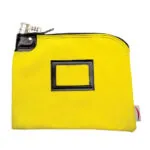 Locking Bank Bag 1000 Denier Nylon Combo Lock Yellow Front.jpg