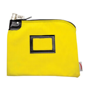 Locking Bank Bag 1000 Denier Nylon Combo Lock Yellow Front.jpg