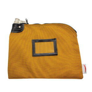 Locking Bank Bag 1350 Denior Weave Nylon Combo Lock Gold Front.jpg