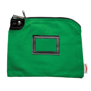 Locking Bank Bag Green Front.jpg