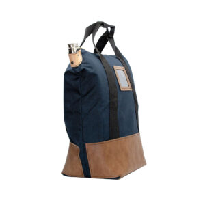 Locking Courier Bag 1000 Denier Combo Lock Navy Side 1.jpg