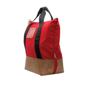 Locking Courier Bag 1000 Denier Combo Lock Red Side 2.jpg