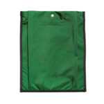 Media Pouch Gusset 17.75x14.25 Forest Green Back
