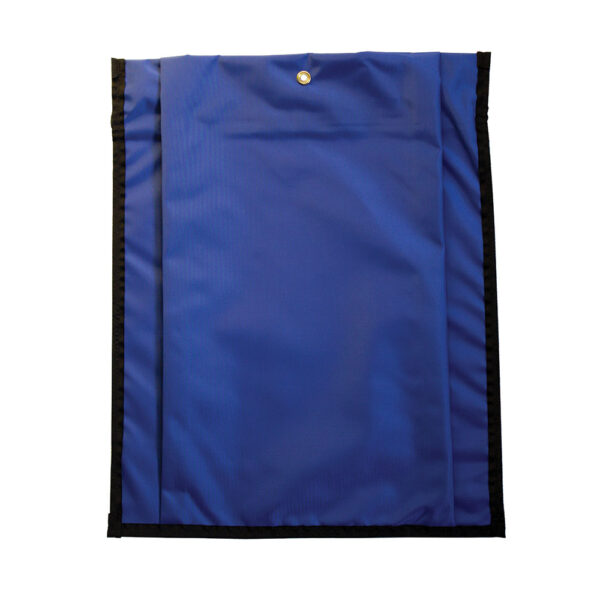 Media Pouch Gusset 17.75x14.25 Royal Blue Back.