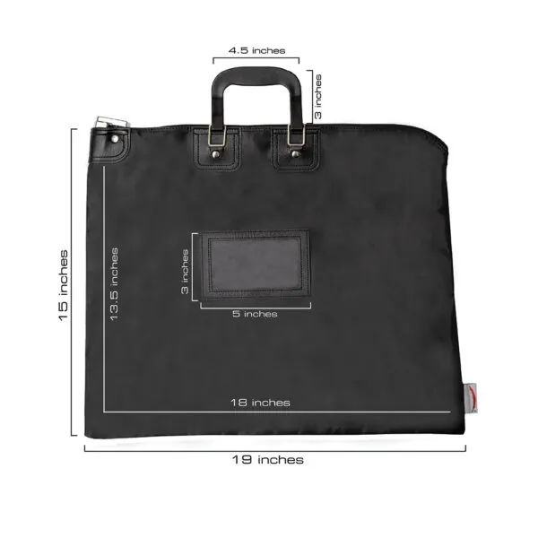 Locking Document Bag with Handles