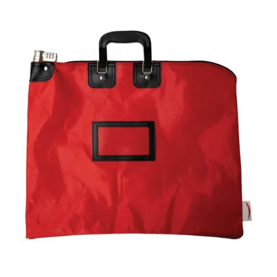 Night Deposit Courier Bag Red Combo