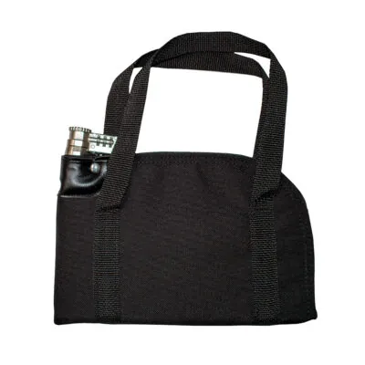 Locking gun case black 7x10.5 combo lock