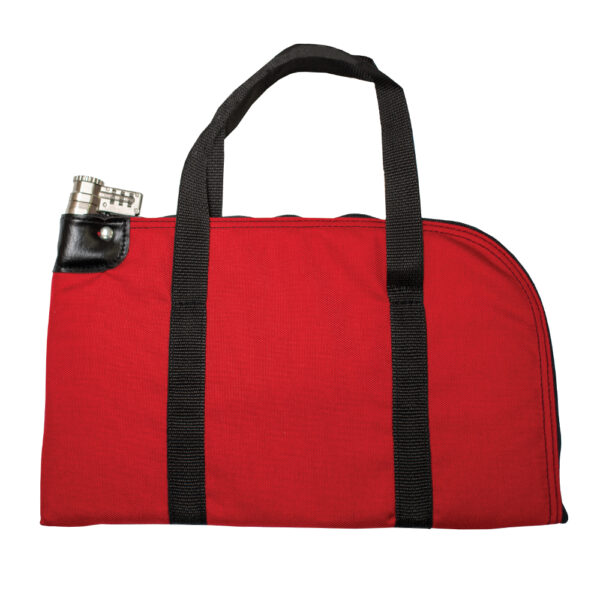 Locking Protected Gun Case_Red_9x14