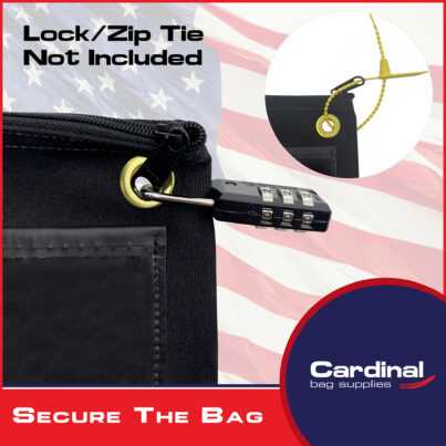 Secure the Bag with Lock or Zip Tie