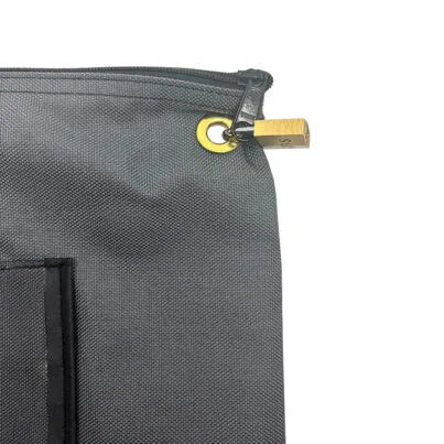 transit bag with lock