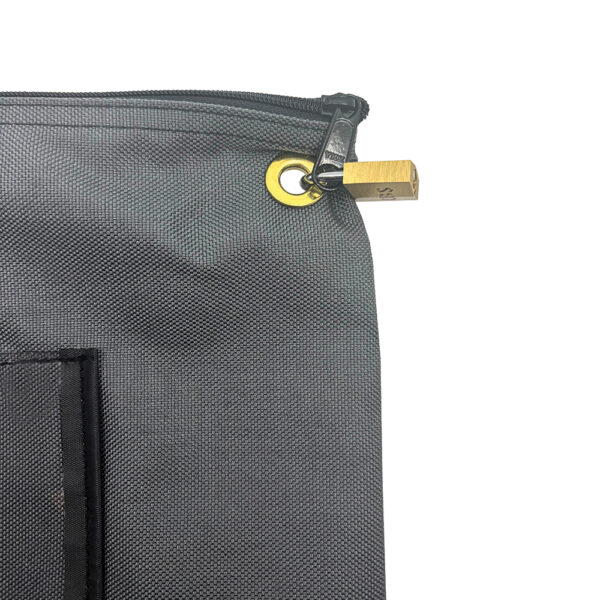 transit bag with lock