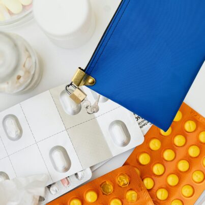 Medicine zipper bag is an easy way to carry your medications