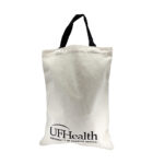 Open Flat Tote Bag Logo