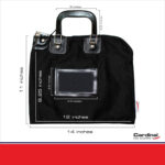 Locking Bank Bag with Hard Handles