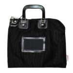 Locking Bank Bag Canvas with Hard Handles