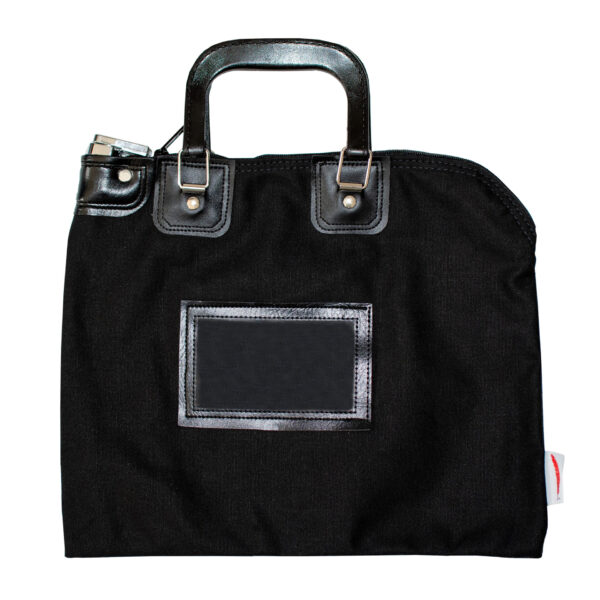 Locking Bank Bag Canvas with Hard Handles